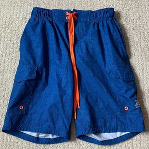 Blue ZeroXposur Swim Trunks